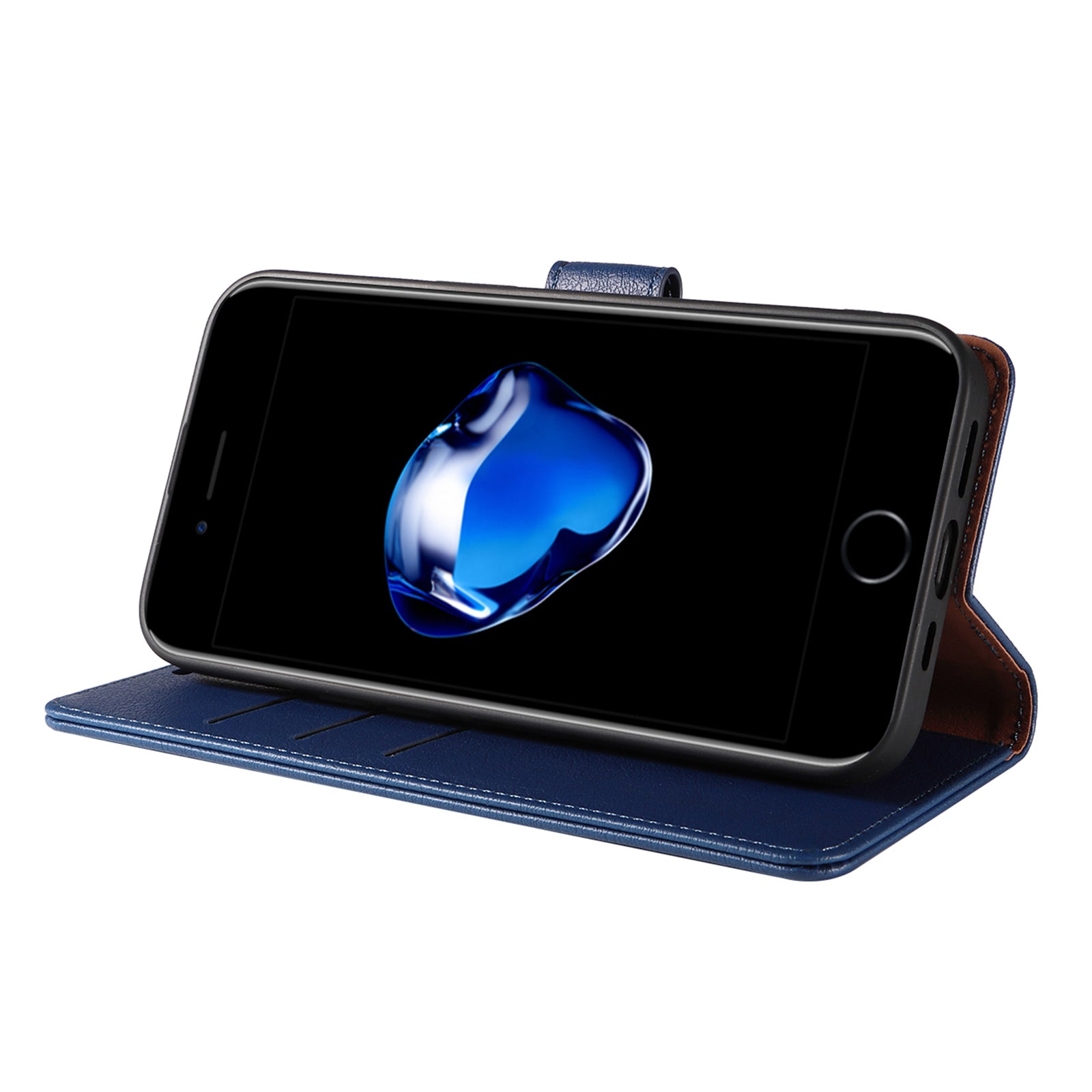 Protective Phone Case For iPhone 7 4.7 inch 8 4.7 inch SE (2020) SE (2022) Shockproof RFID Blocking Flip Leather Phone Cover with Wallet Stand Protective Phone Case For iPhone 7 4.7 inch 8 4.7 inch SE (2020) SE (2022) Shockproof RFID Blocking Flip Leather Phone Cover with Wallet Stand